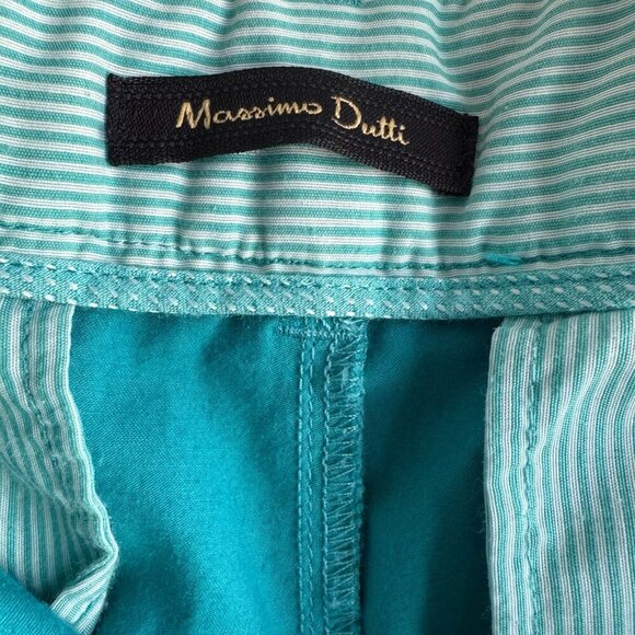 Massimo Dutti Women’s Size 6 Capri Pants Summer Cotton Blend Capri - Fast Ship - Picture 5 of 6
